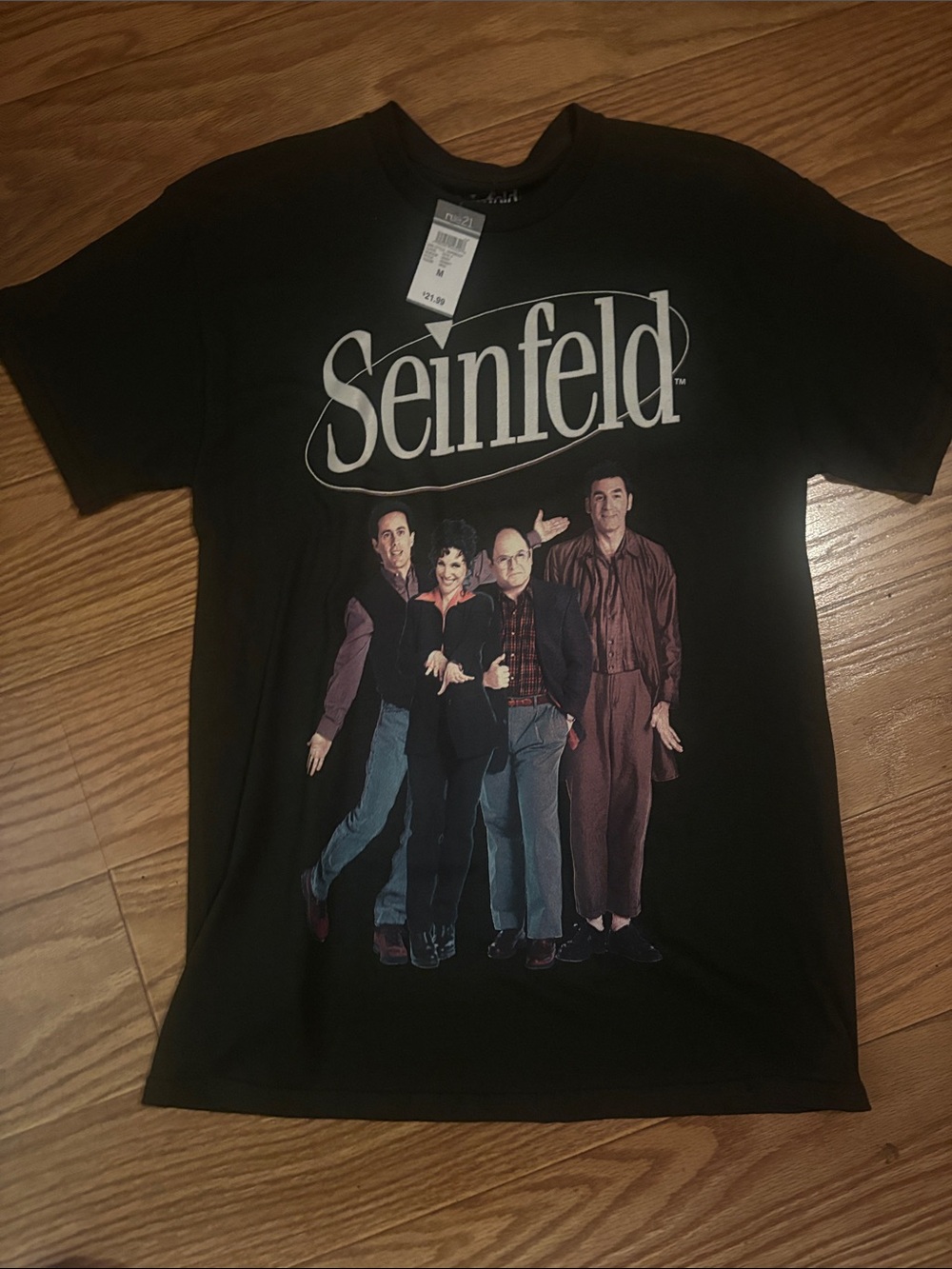Rue21 Black Seinfeld Cast Graphic Tee